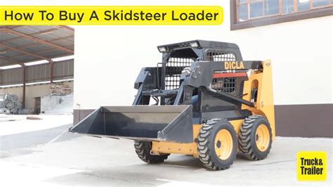 should i buy a skid steer|buy a used skid steer.